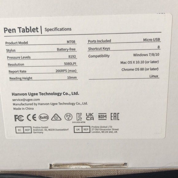 UGEE M708 Pen Tablet - Picture 7 of 8